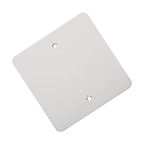 Cemaystic ブラインドプレートソケットカバー 壁穴保護カバー – ステンレススチール製で耐久性があり 電気設備の安全と空間の美観を実現